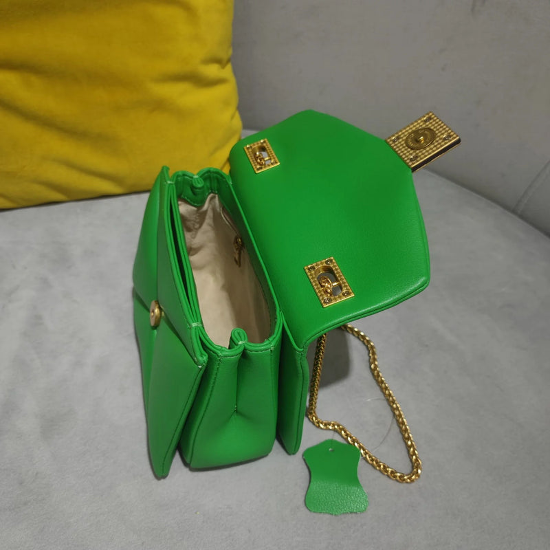 Emerald Luxe Leather Bag